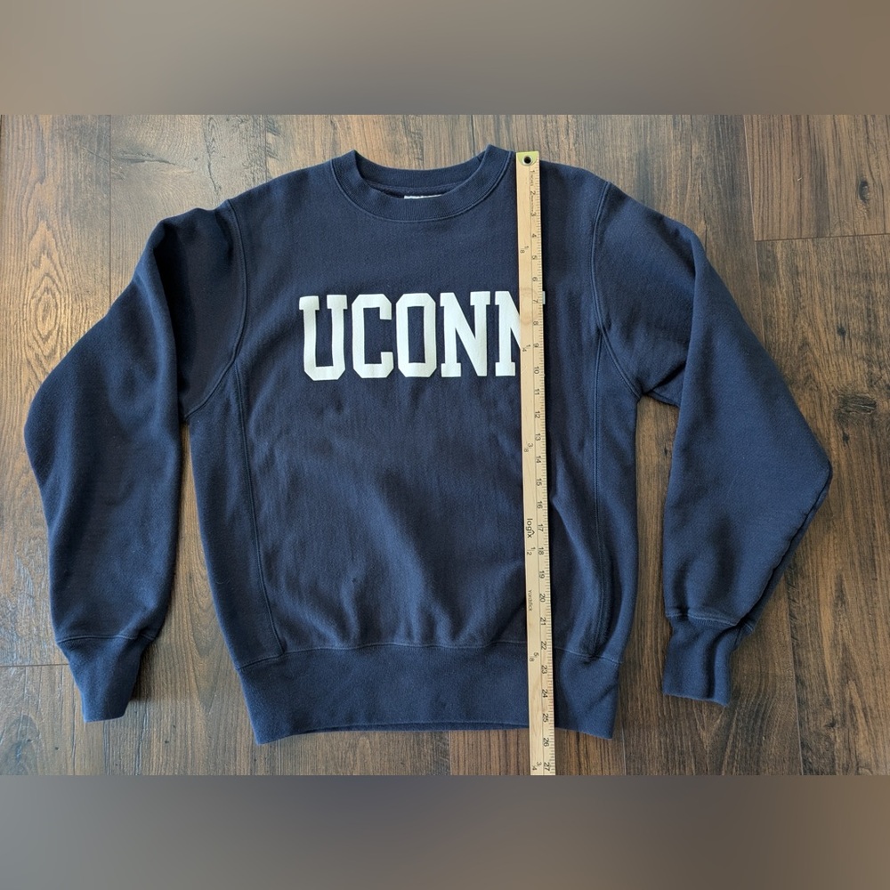 Vintage Champion Reverse Weave UCONN Crewneck Blue Size Small - Picture 5 of 8